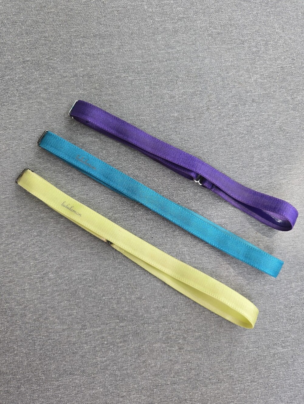 Lululemon Athletica Skinny Satin Pirouette Headband Trio
